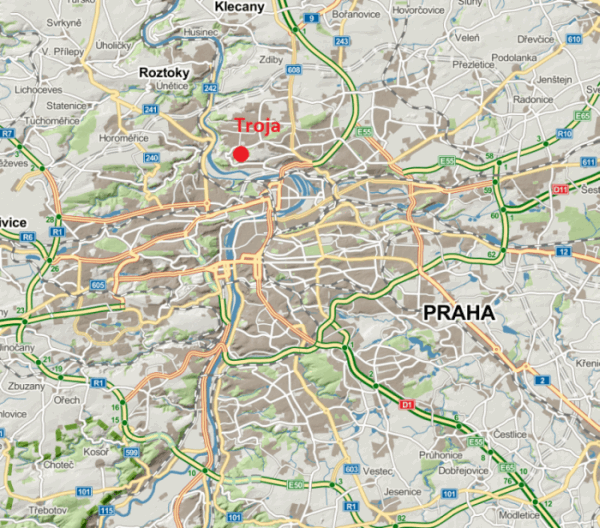 Mapka Praha