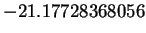$\displaystyle -21.17728368056$